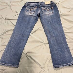 Miss Me Women's Boot Cut Blue Jeans